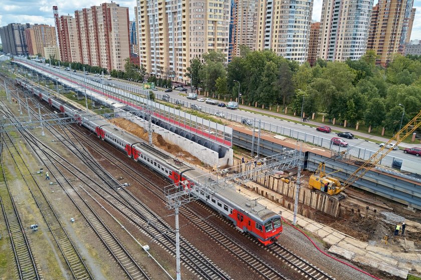 Железная дорога станция Железнодорожная Балашиха