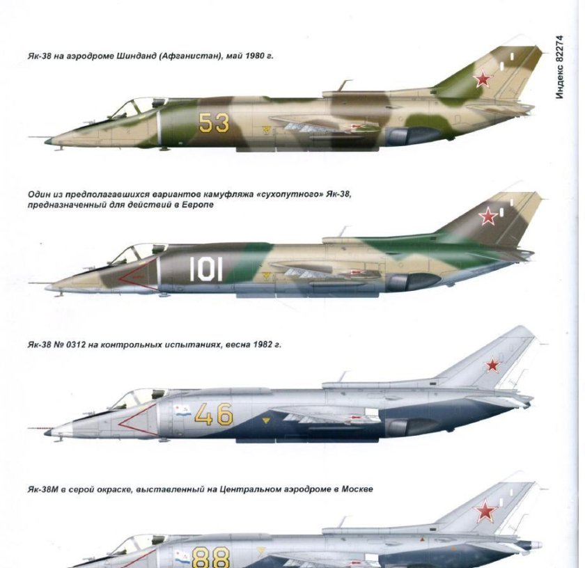 Штурмовик палубный як-38м