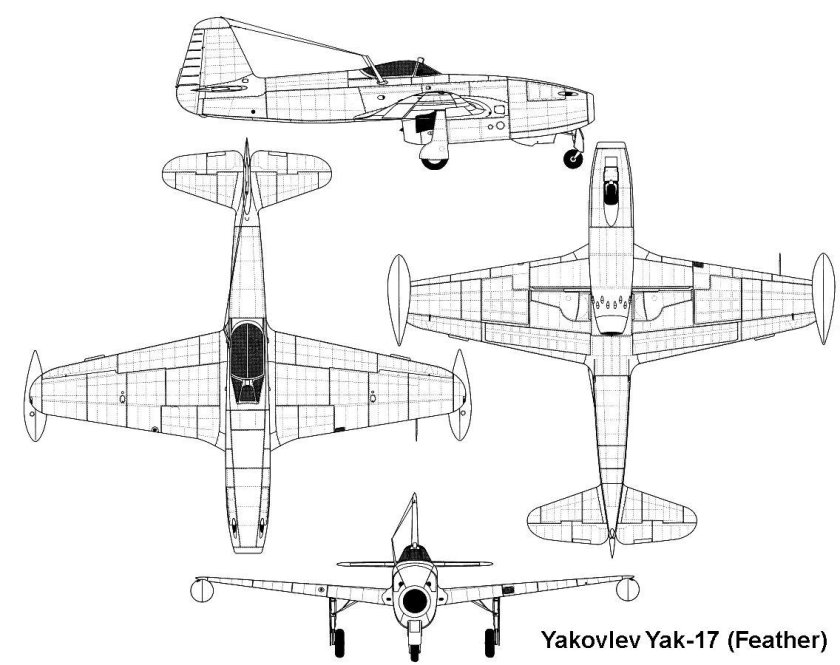 Як-52 чертежи
