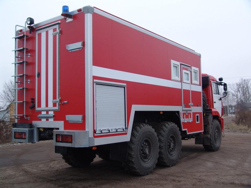 Автомобиль газодымозащитной службы КАМАЗ