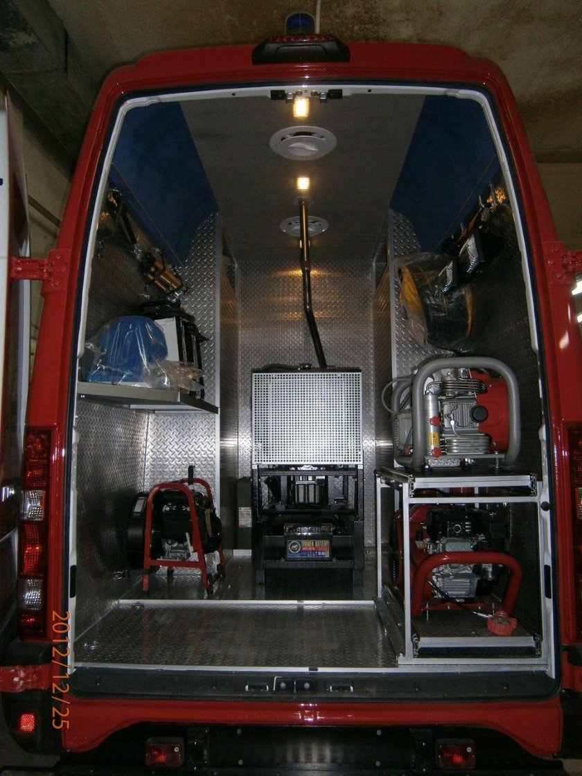 Автомобиль база газодымозащитной службы