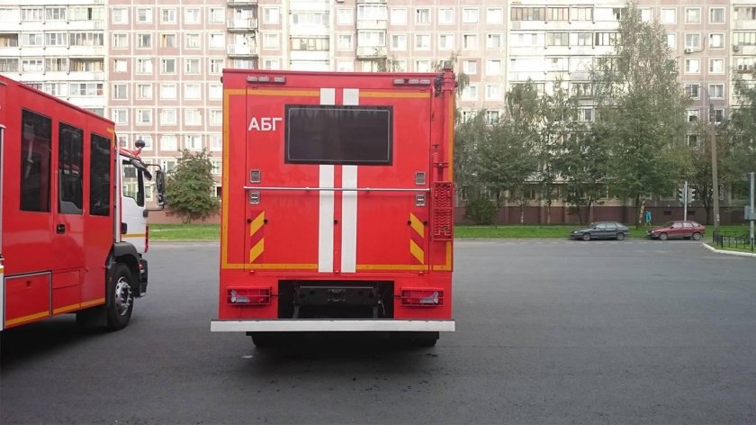Пожарный автомобиль-база газодымозащитной службы АБГ 3 (4308)