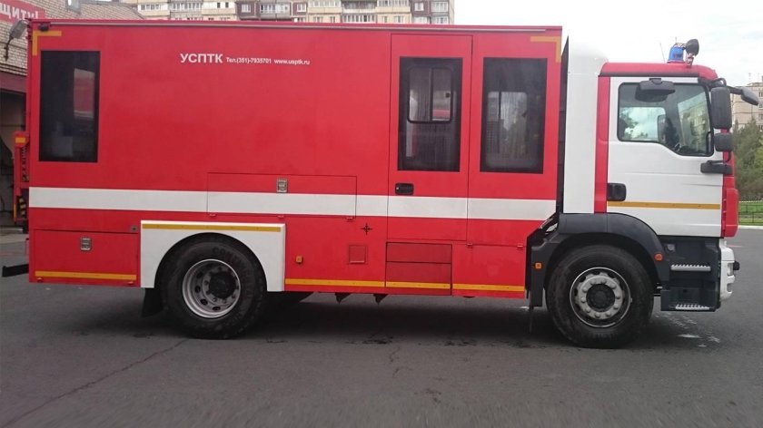 Пожарный автомобиль-база газодымозащитной службы АБГ 3 (4308)