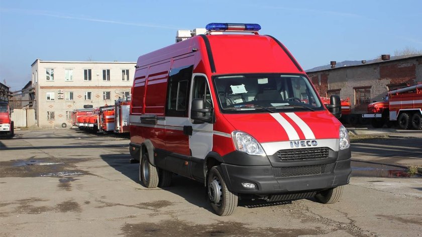 Пожарный автомобиль-база газодымозащитной службы АБГ 3 (4308)