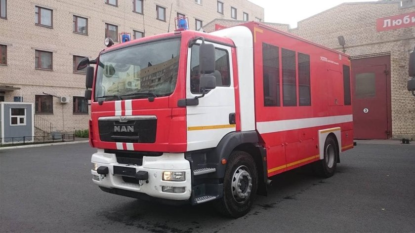 Пожарный автомобиль-база газодымозащитной службы АБГ 3 (4308)