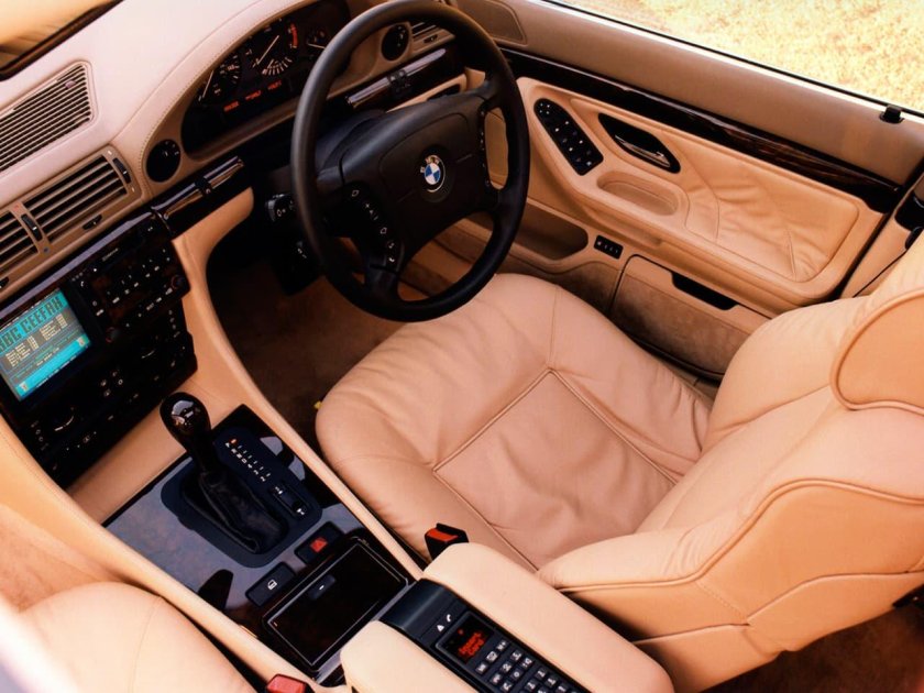 BMW 750il e38 салон