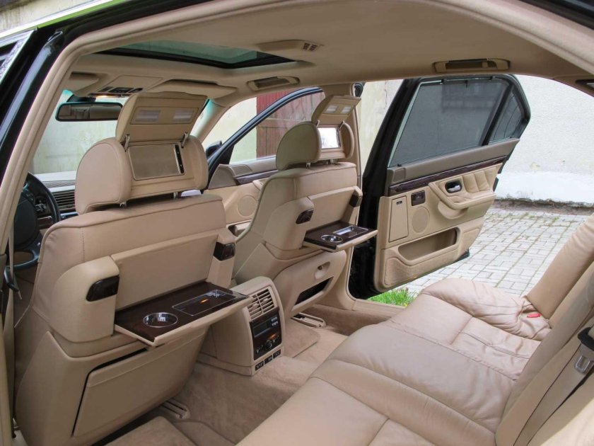 BMW e38 l7 салон