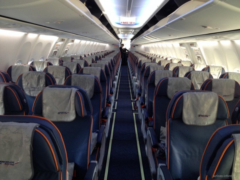 Боинг 737 Аэрофлот салон