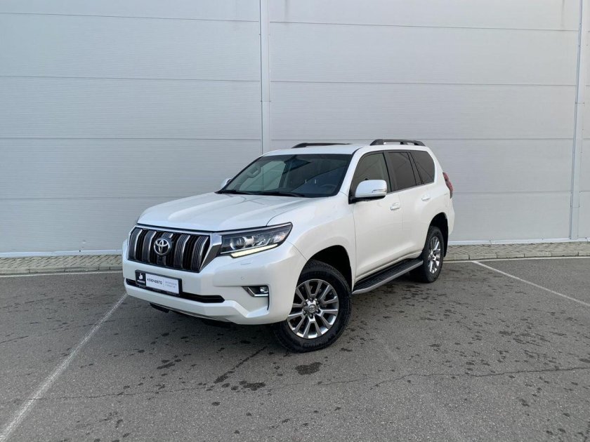 Тойота ленд крузер прадо 2018 белый