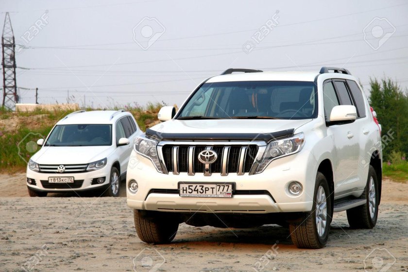 Land Cruiser Prado 2016 белый