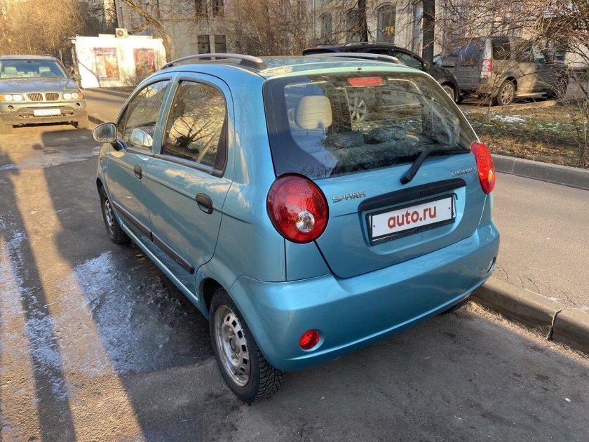 Шевроле Спарк 2006 голубой