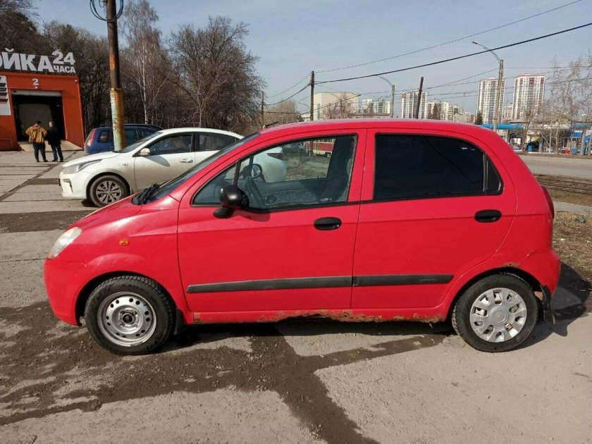 Шевроле Спарк 2006 оранжевый