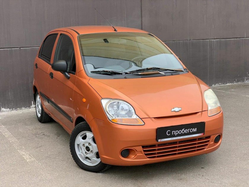 Шевроле Спарк 2006 оранжевый
