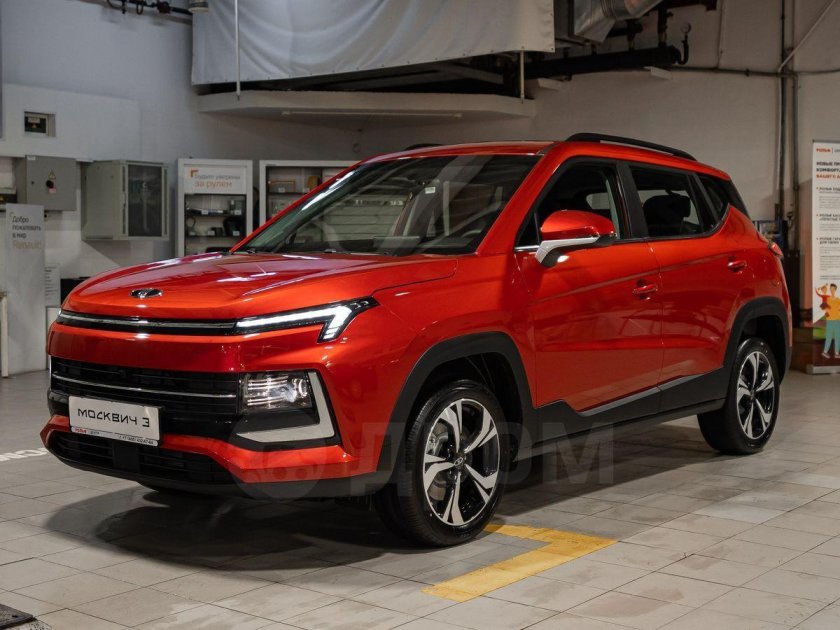 Москвич 3 2023 красный