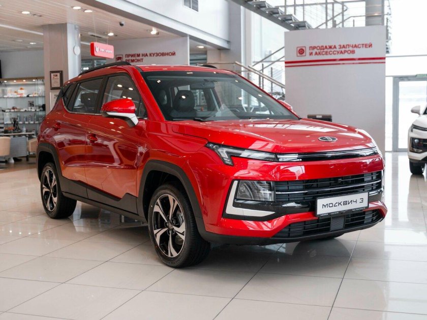 Москвич 3 красный