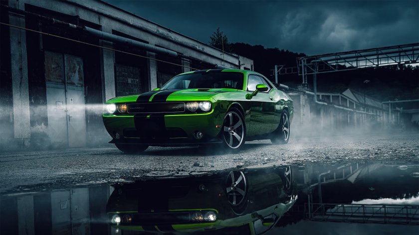 Dodge Challenger srt 4к