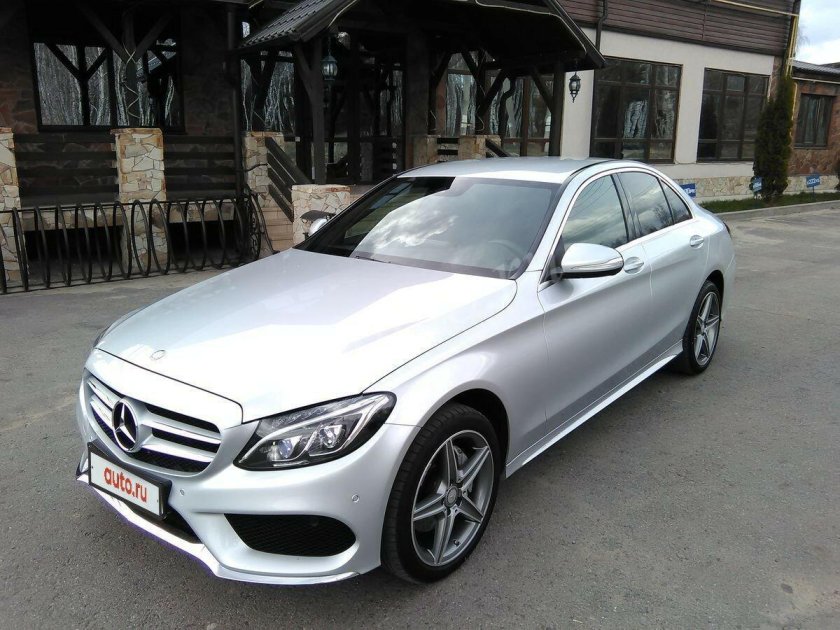 Mercedes c-class c180 серебристый