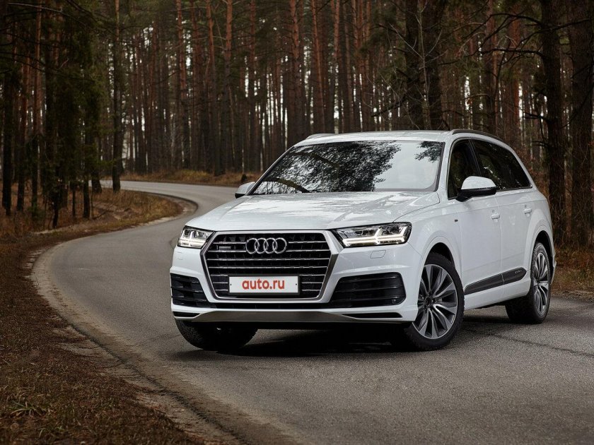 Audi q7 2017 белая