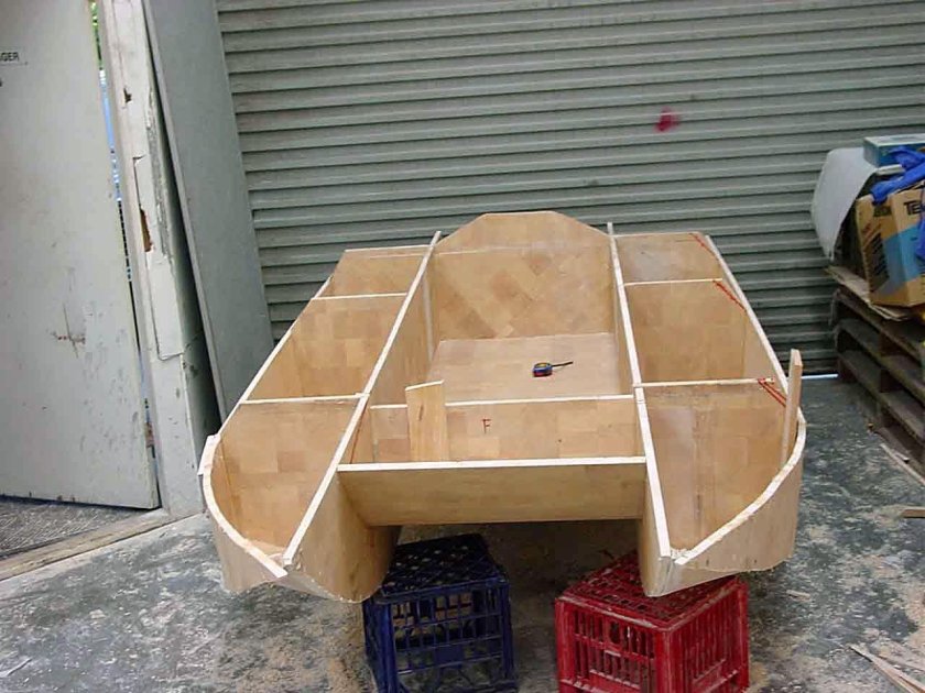 Фанерный катамаран Варрама