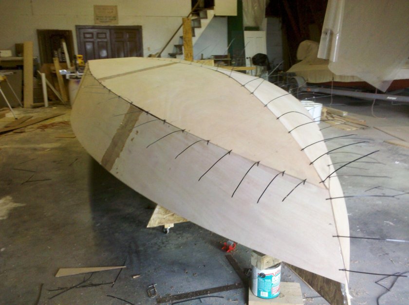 Яхта из фанеры