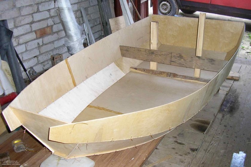 Лодка плоскодонка стеклопластик