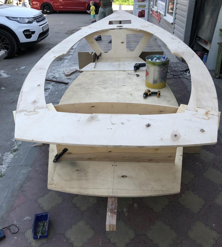 Самодельная мини яхта