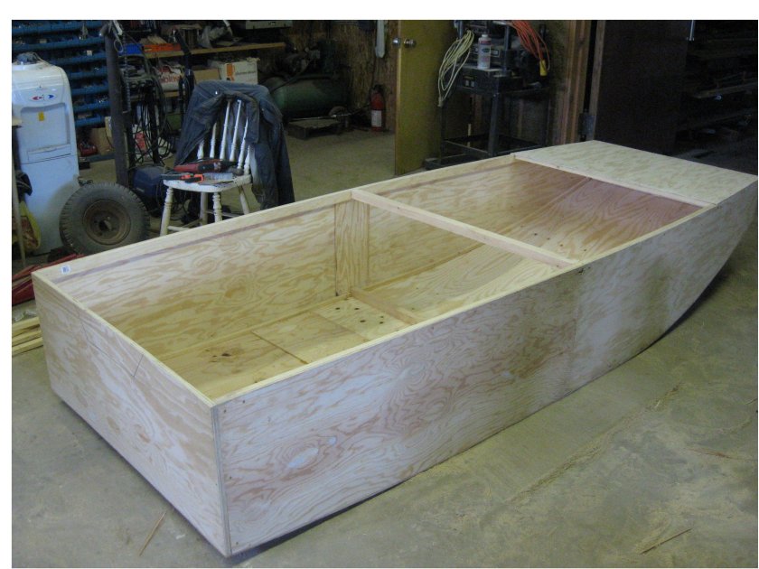 Лодка фанерная джонбот