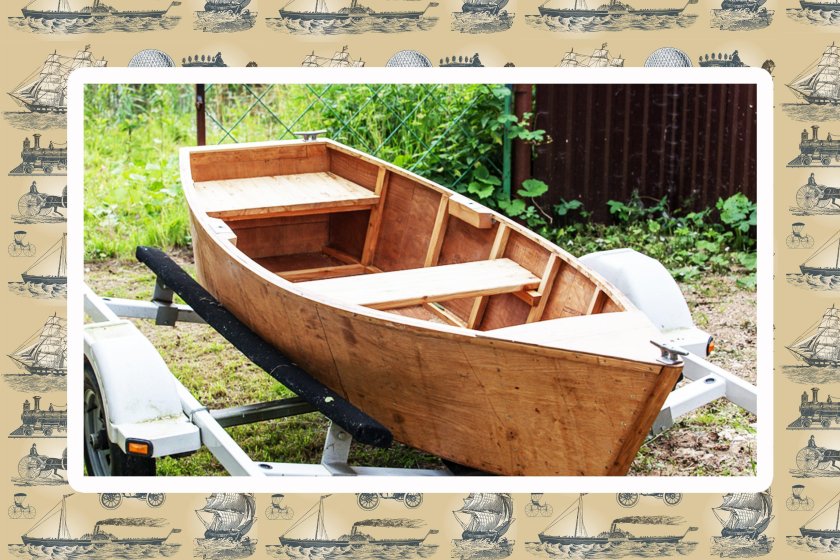 Лодка плоскодонка стеклопластик