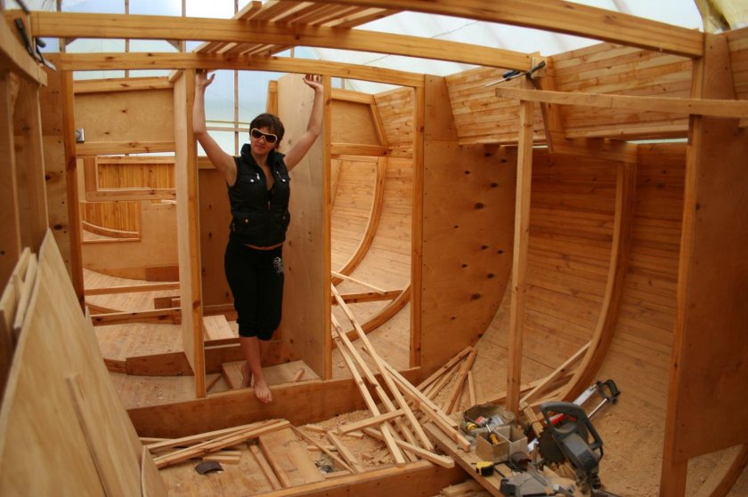 Постройка яхты