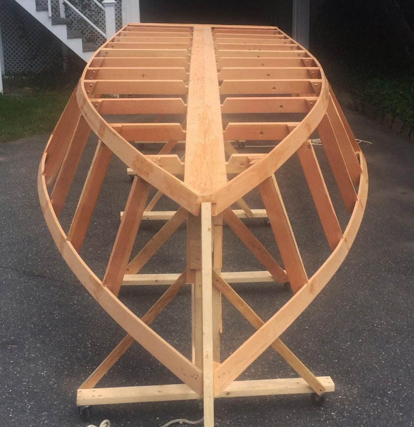 Каркас лодки