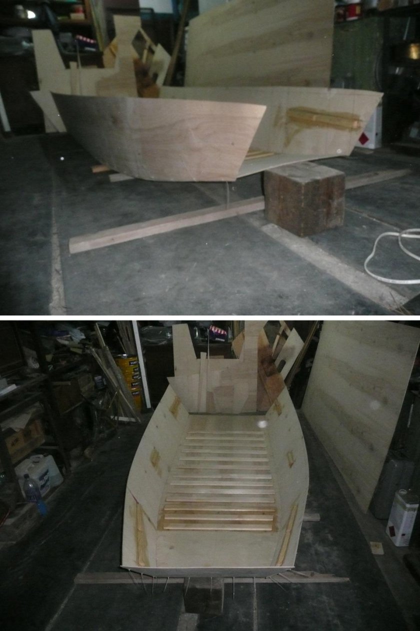 Лодка фанерная джонбот