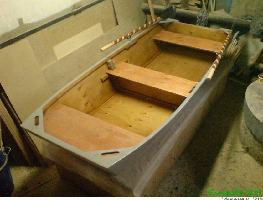 Лодка фанерная джонбот