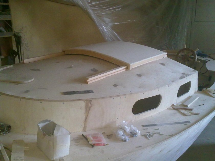 Самодельная мини яхта