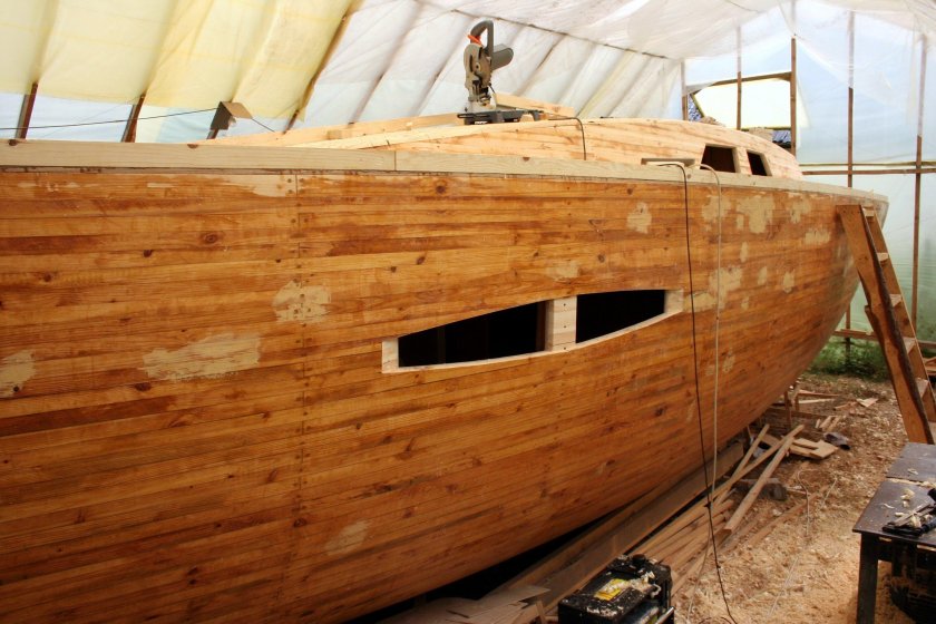 Постройка яхты