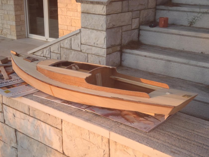 Лодка-картоп из пеноплекса