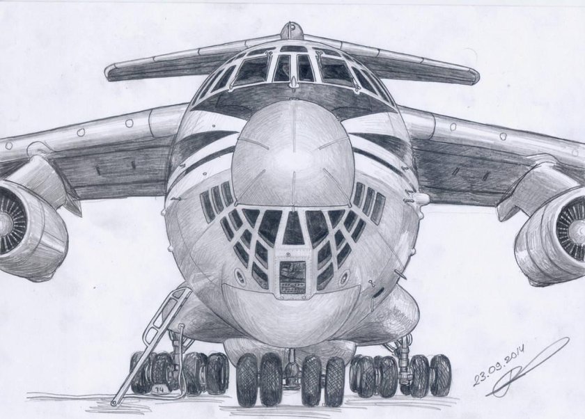 Ил 76 МД рисунок