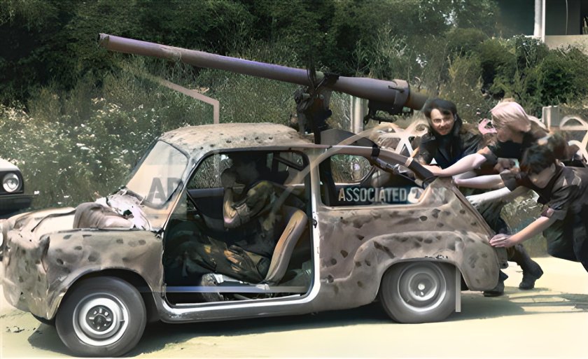 Война в Югославии техника