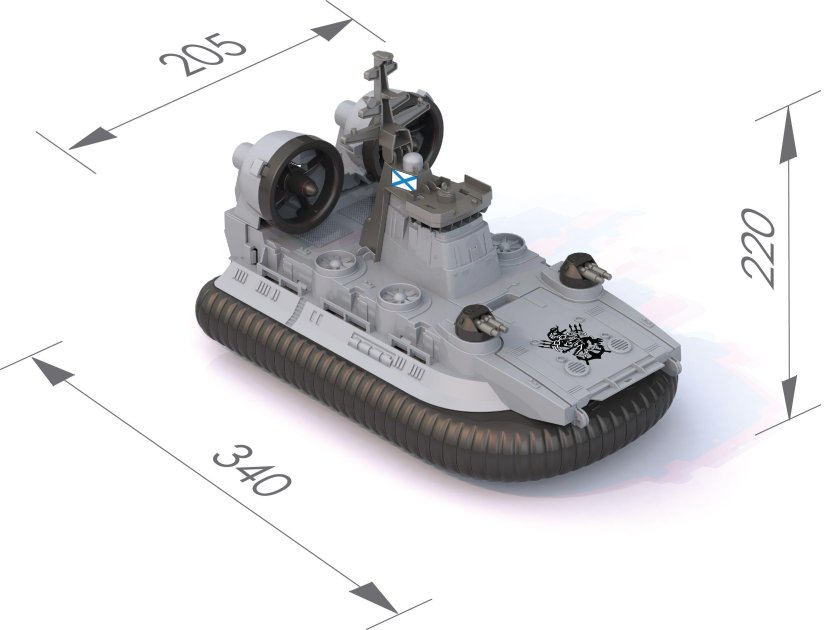 Катер-амфибия Нордпласт