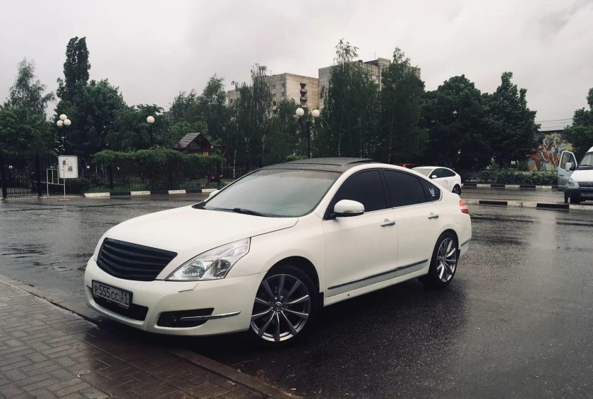 Nissan Teana j32 белая