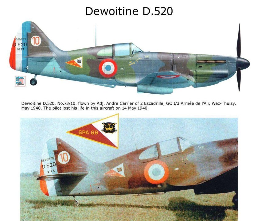 Девуатин 520 самолет