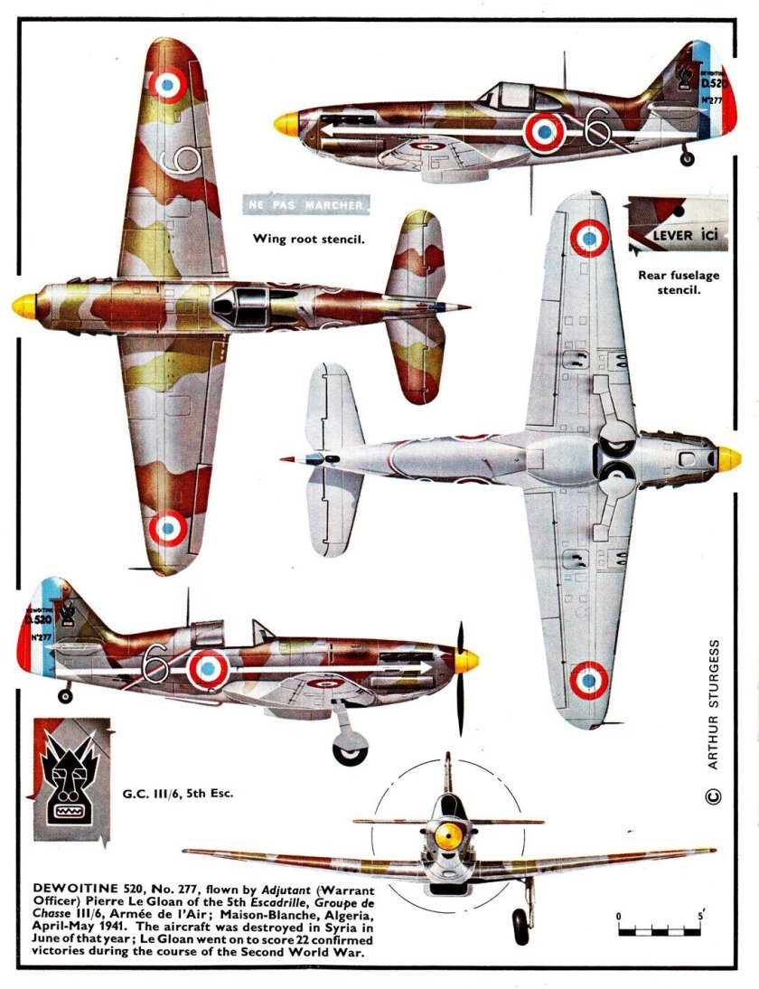 Самолет Девуатин d 520