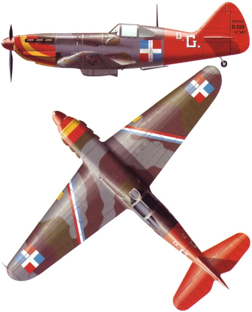 Девуатин 520 истребитель