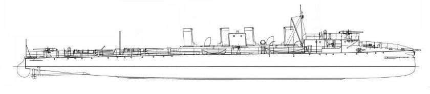Миноносец Грозный 1904 модель