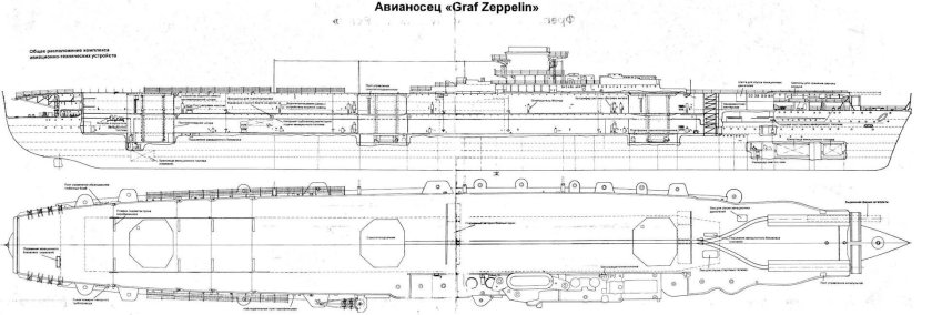 Чертежи авианосца Граф Цеппелин