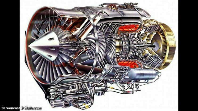 Двухконтурный турбореактивный двигатель