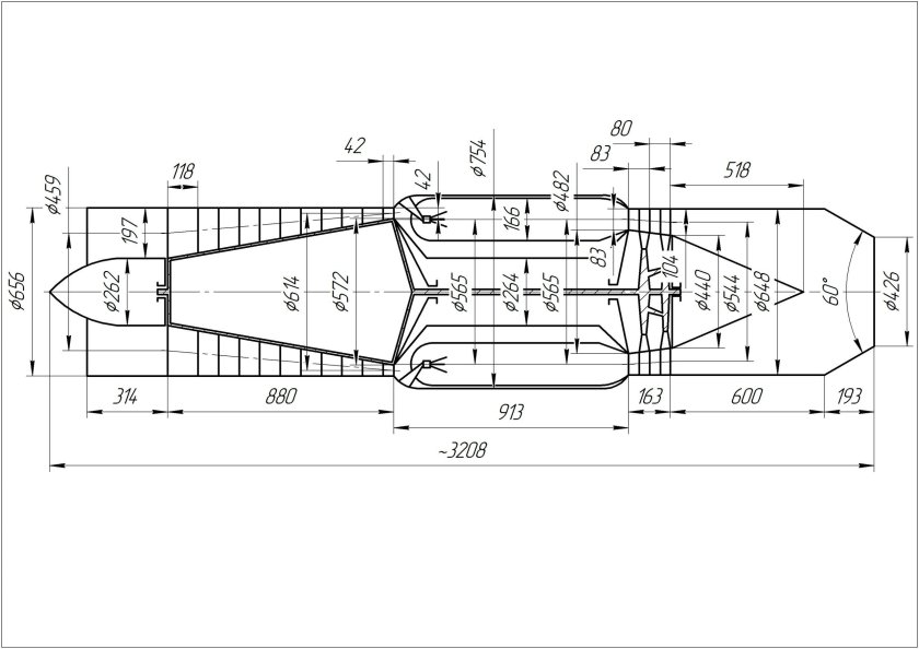 Турбореактивный двигатель для авиамоделей чертежи