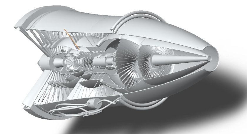 Турбореактивный двигатель KJ-66