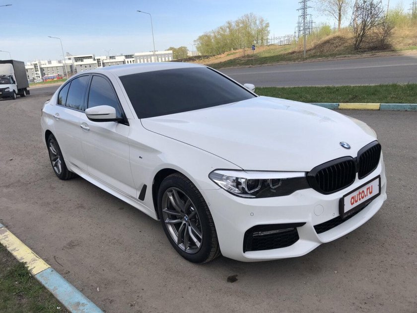BMW g30 белая