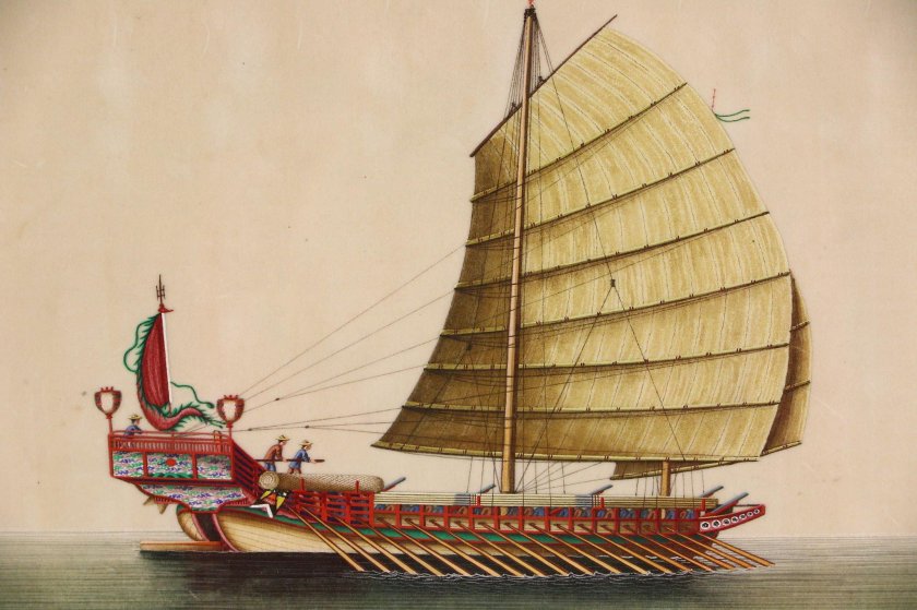 Китайские джонки 19 век