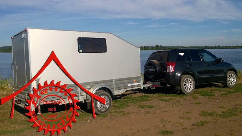 Прицеп двухосный автодом